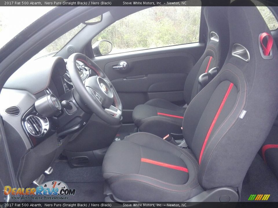Front Seat of 2017 Fiat 500 Abarth Photo #10