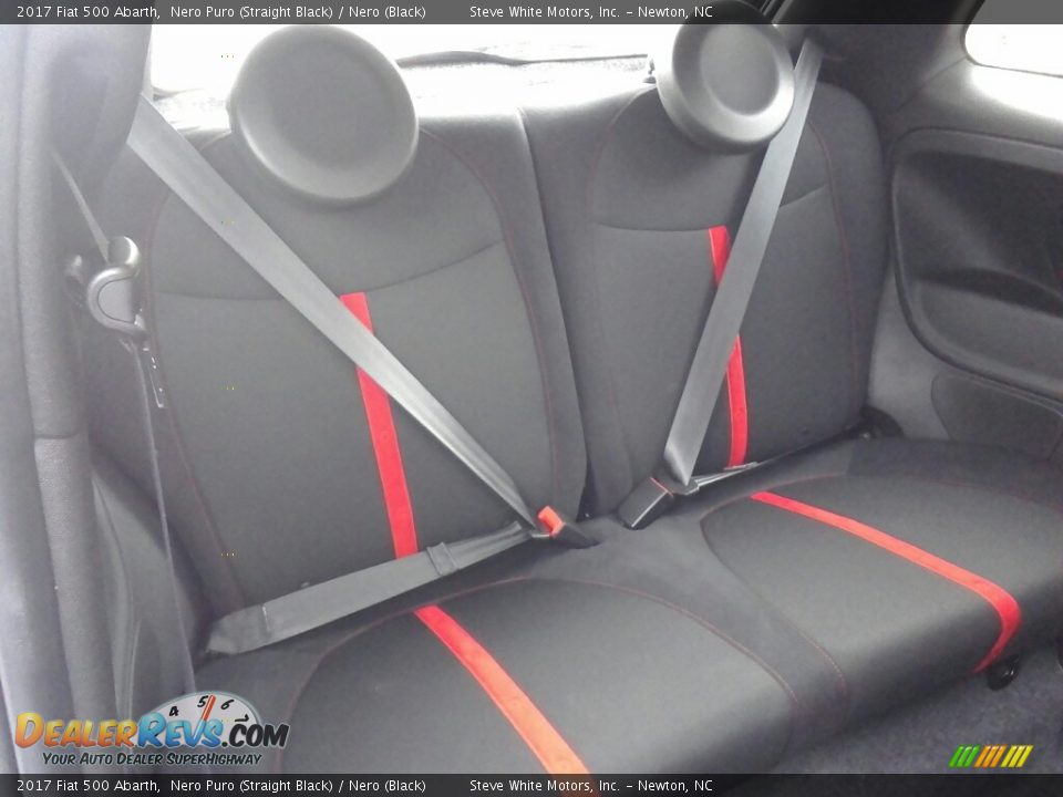Rear Seat of 2017 Fiat 500 Abarth Photo #13