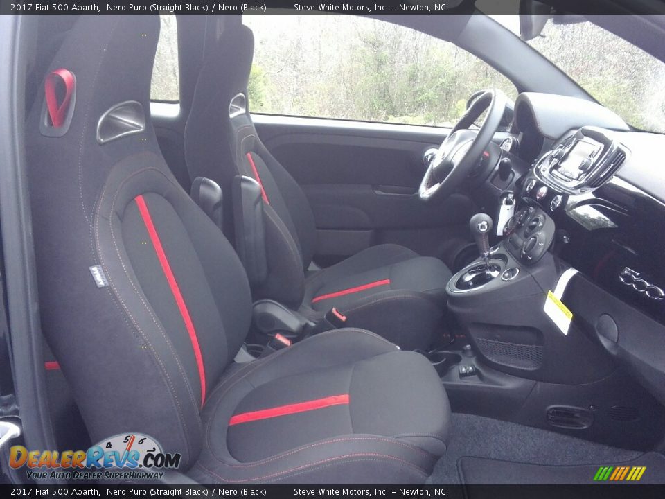 Front Seat of 2017 Fiat 500 Abarth Photo #14