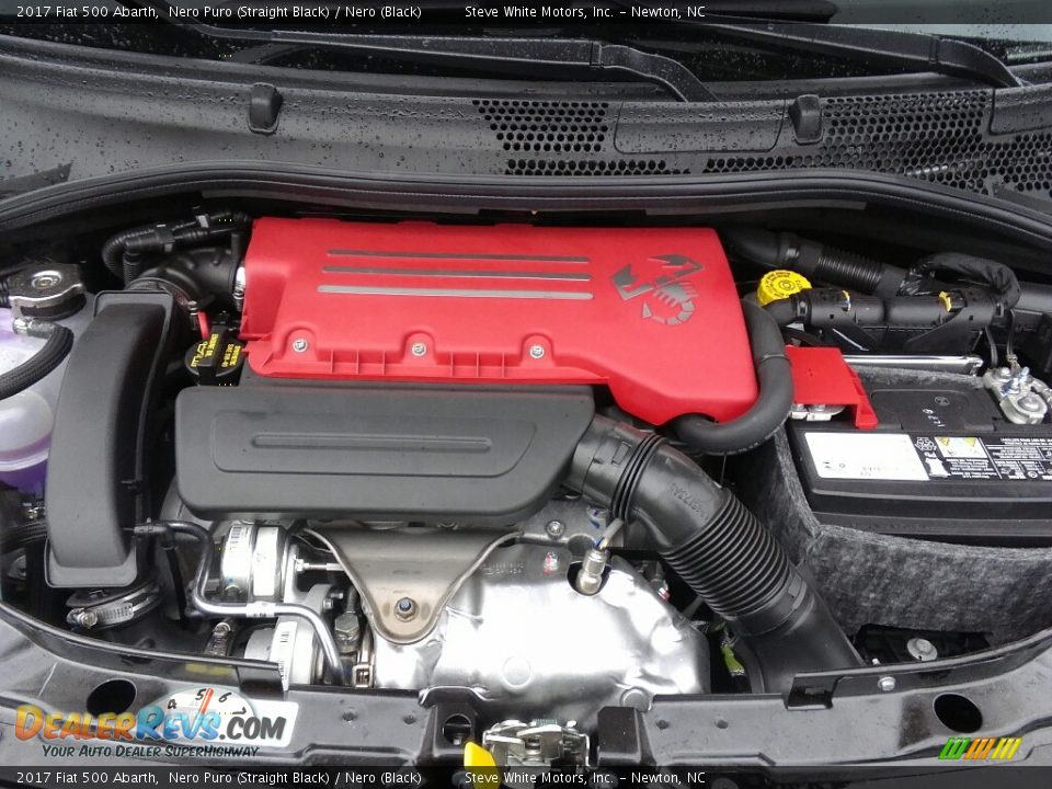 2017 Fiat 500 Abarth 1.4 Liter Turbocharged SOHC 16-Valve MultiAir 4 Cylinder Engine Photo #27