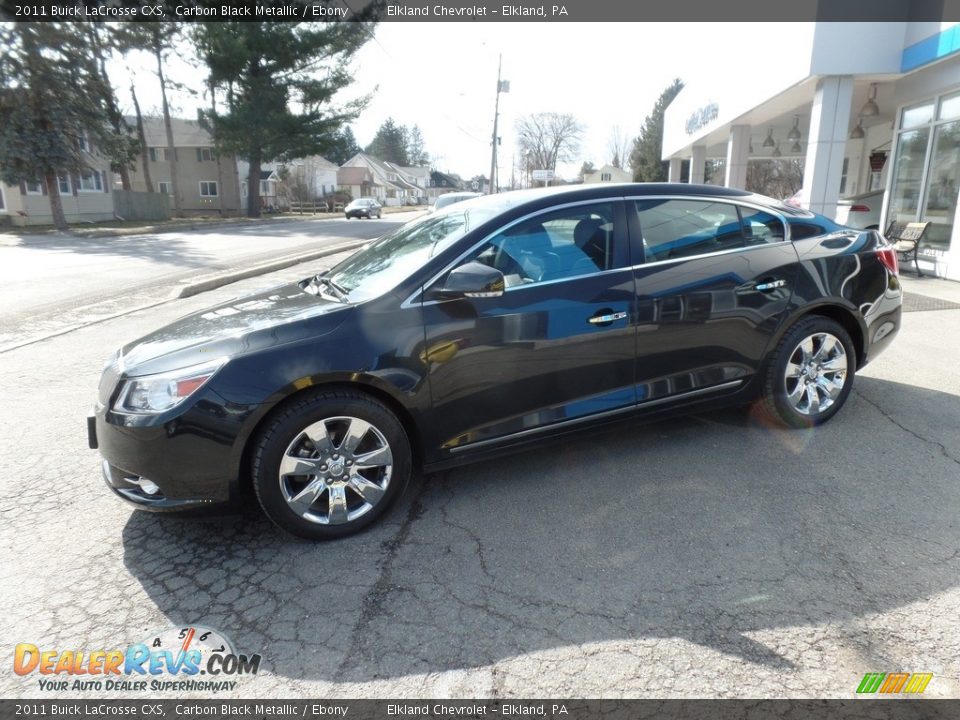 2011 Buick LaCrosse CXS Carbon Black Metallic / Ebony Photo #4