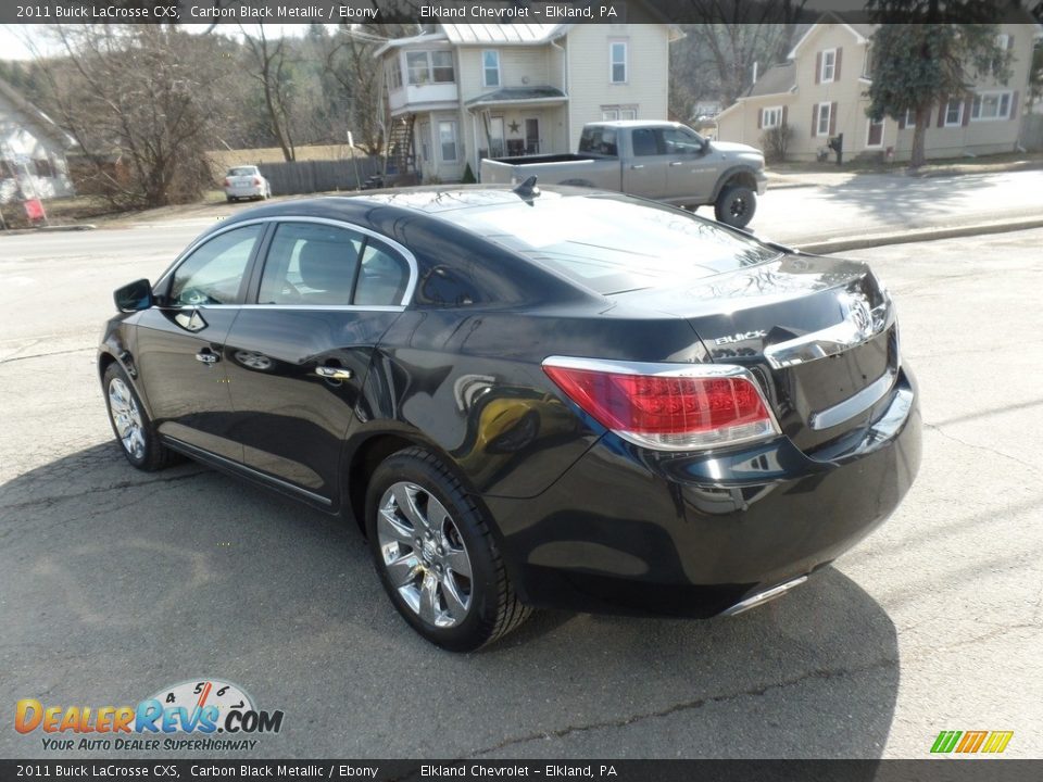 2011 Buick LaCrosse CXS Carbon Black Metallic / Ebony Photo #6