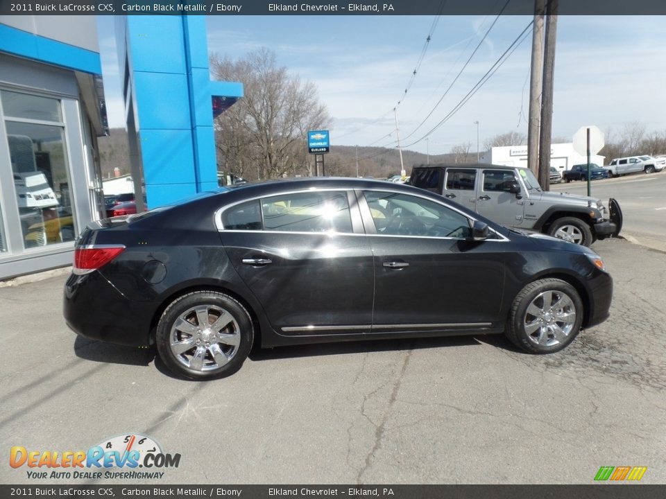 2011 Buick LaCrosse CXS Carbon Black Metallic / Ebony Photo #9