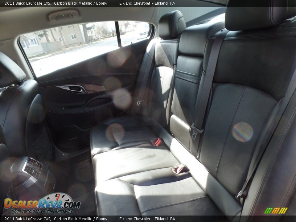 2011 Buick LaCrosse CXS Carbon Black Metallic / Ebony Photo #12
