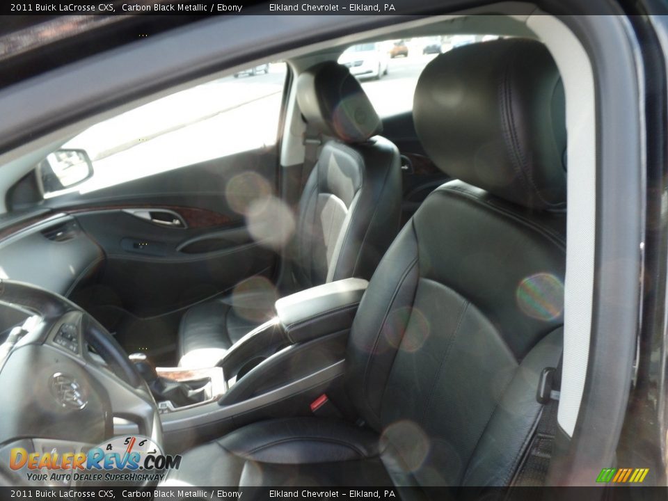 2011 Buick LaCrosse CXS Carbon Black Metallic / Ebony Photo #14