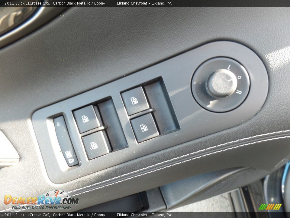 2011 Buick LaCrosse CXS Carbon Black Metallic / Ebony Photo #17