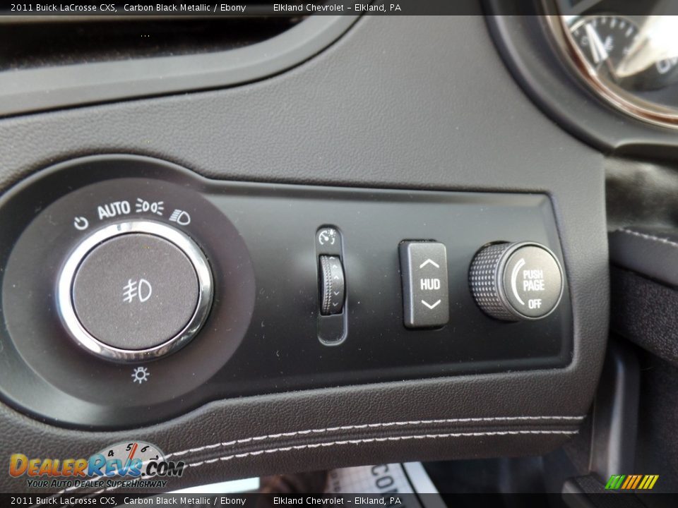 2011 Buick LaCrosse CXS Carbon Black Metallic / Ebony Photo #18