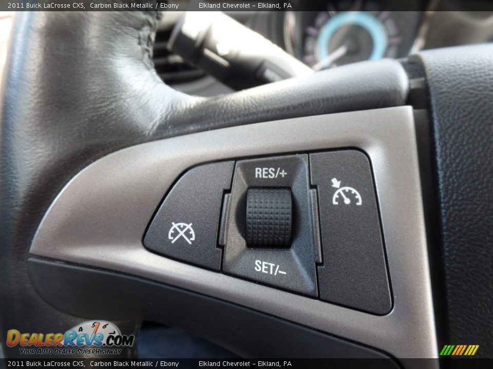 2011 Buick LaCrosse CXS Carbon Black Metallic / Ebony Photo #19