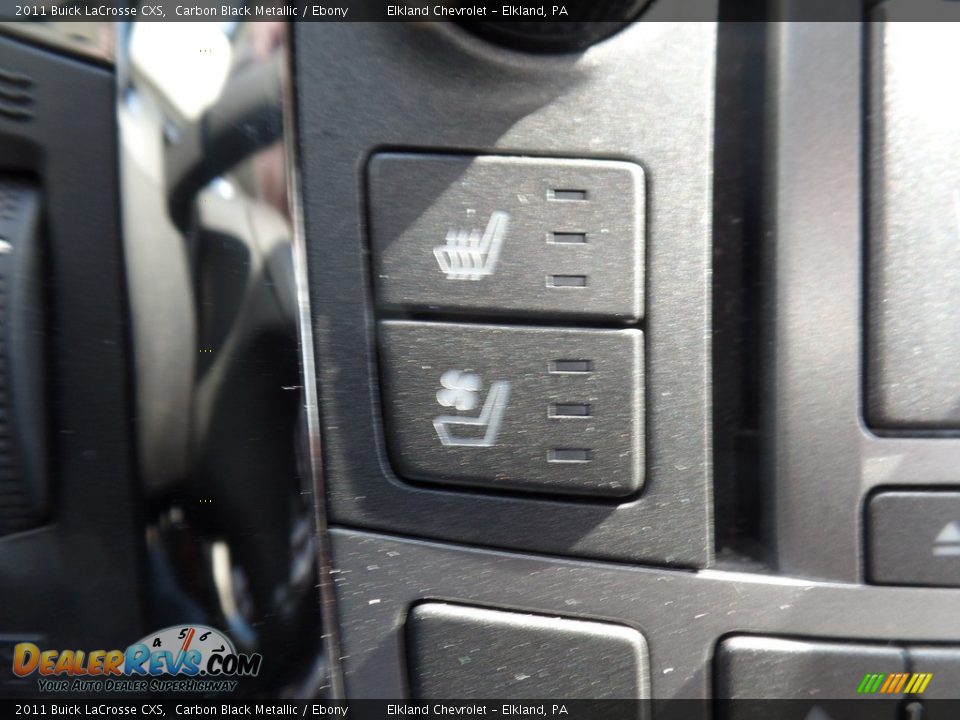 2011 Buick LaCrosse CXS Carbon Black Metallic / Ebony Photo #25