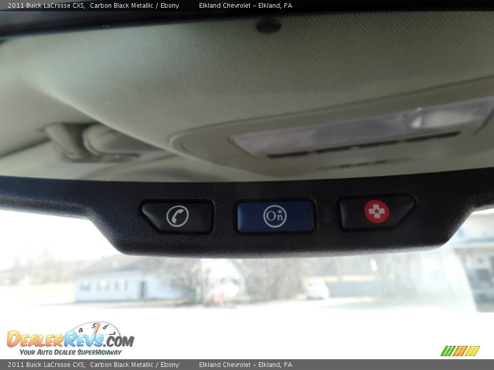 2011 Buick LaCrosse CXS Carbon Black Metallic / Ebony Photo #31