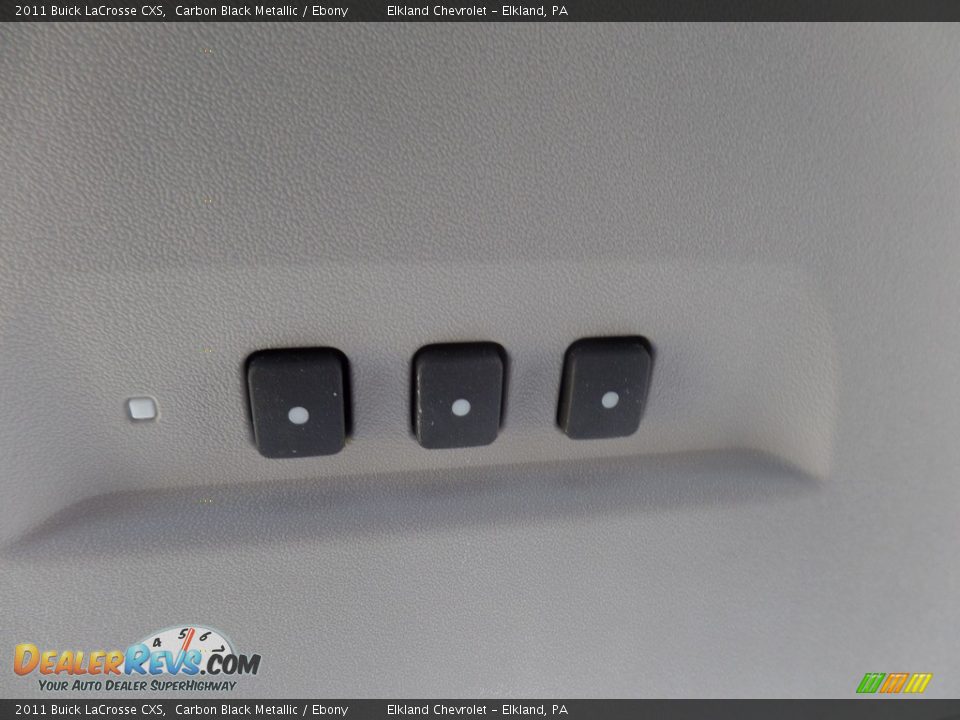 2011 Buick LaCrosse CXS Carbon Black Metallic / Ebony Photo #32