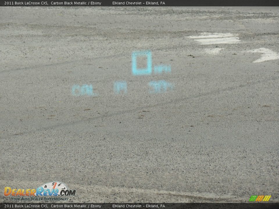 2011 Buick LaCrosse CXS Carbon Black Metallic / Ebony Photo #34