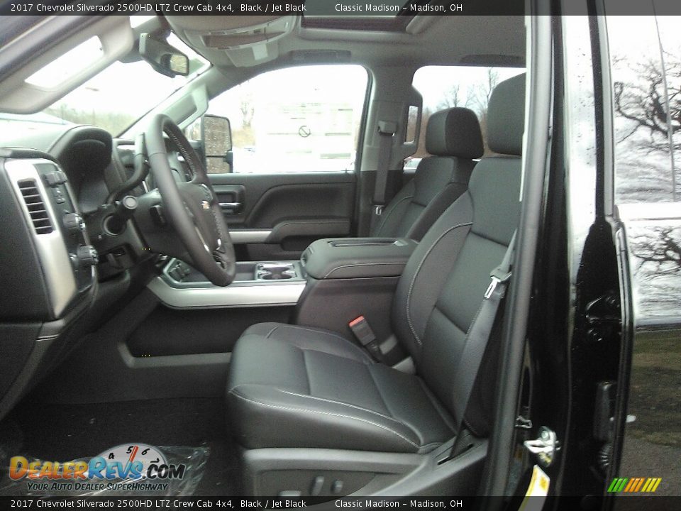 2017 Chevrolet Silverado 2500HD LTZ Crew Cab 4x4 Black / Jet Black Photo #7