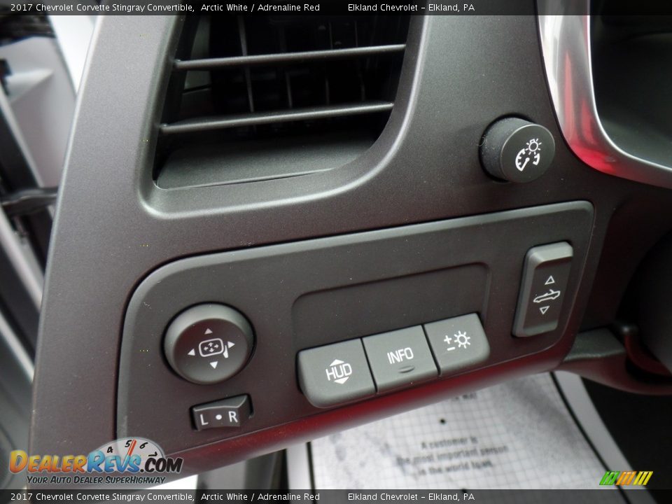 Controls of 2017 Chevrolet Corvette Stingray Convertible Photo #19