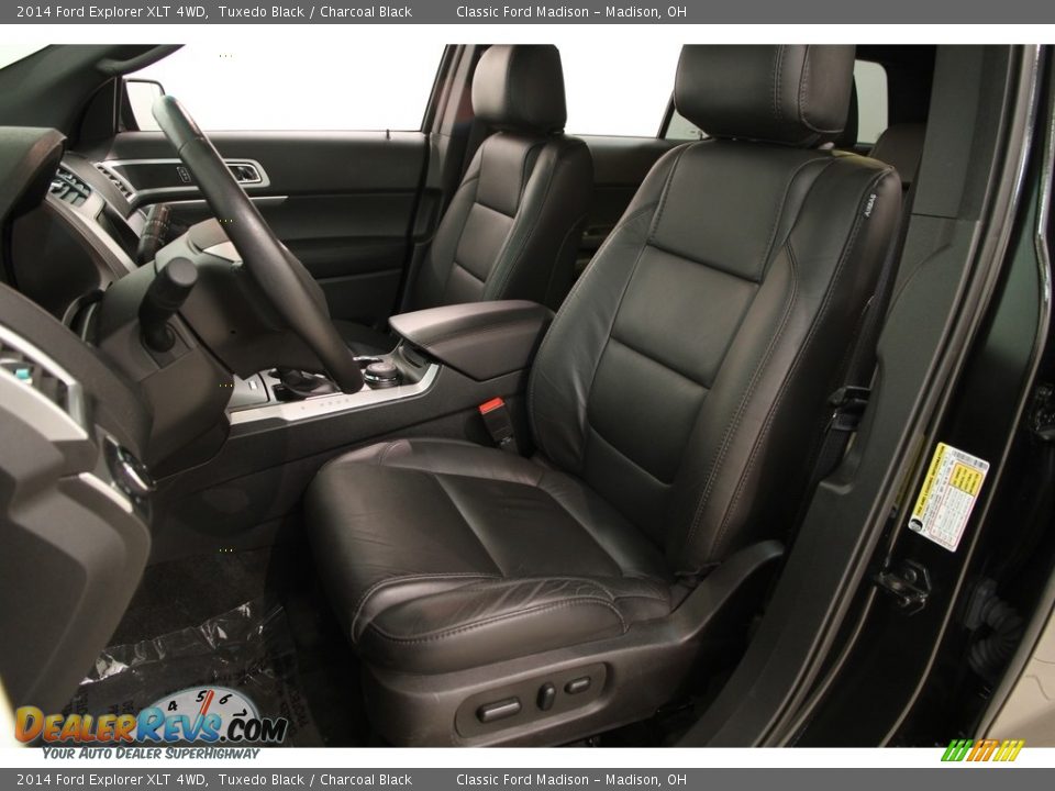 2014 Ford Explorer XLT 4WD Tuxedo Black / Charcoal Black Photo #6