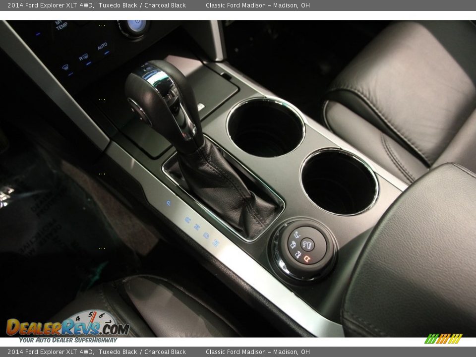 2014 Ford Explorer XLT 4WD Tuxedo Black / Charcoal Black Photo #14