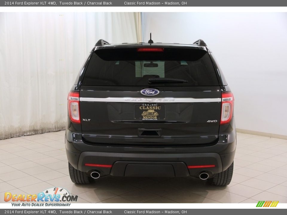 2014 Ford Explorer XLT 4WD Tuxedo Black / Charcoal Black Photo #19