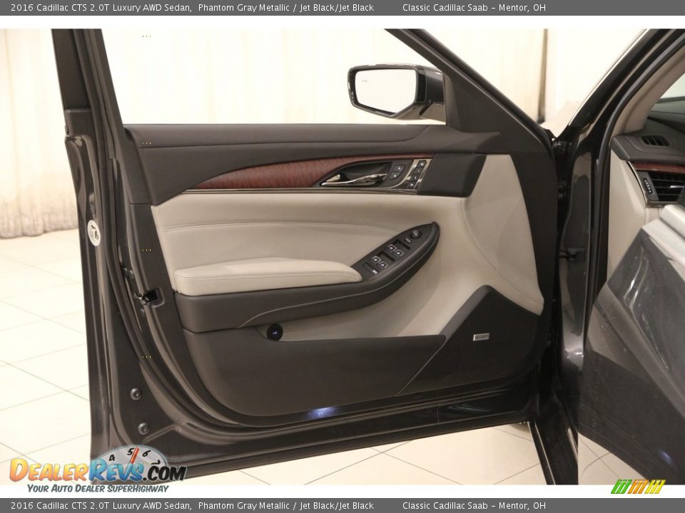 2016 Cadillac CTS 2.0T Luxury AWD Sedan Phantom Gray Metallic / Jet Black/Jet Black Photo #4