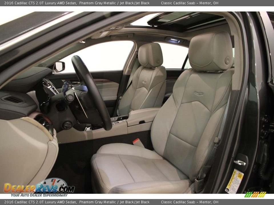 2016 Cadillac CTS 2.0T Luxury AWD Sedan Phantom Gray Metallic / Jet Black/Jet Black Photo #6