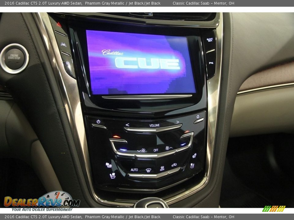 2016 Cadillac CTS 2.0T Luxury AWD Sedan Phantom Gray Metallic / Jet Black/Jet Black Photo #10