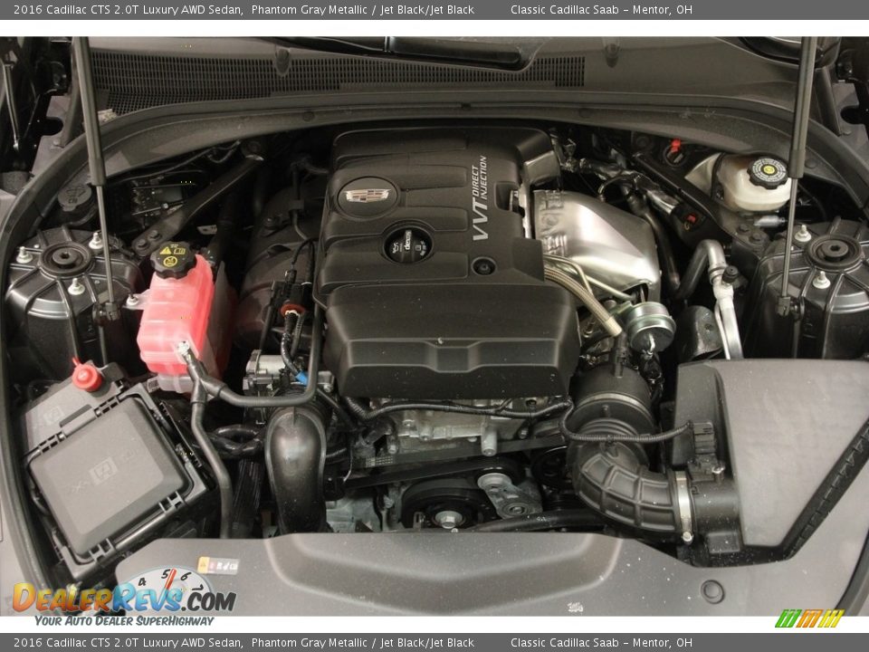 2016 Cadillac CTS 2.0T Luxury AWD Sedan Phantom Gray Metallic / Jet Black/Jet Black Photo #21