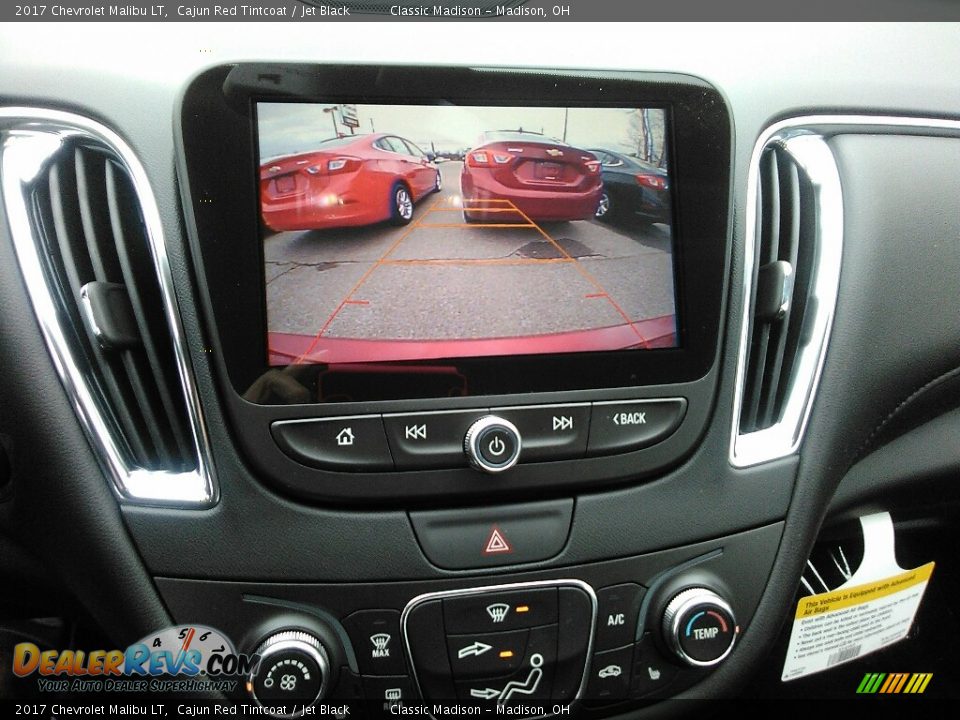 2017 Chevrolet Malibu LT Cajun Red Tintcoat / Jet Black Photo #11