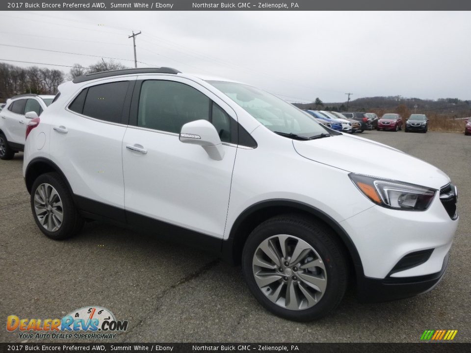 Front 3/4 View of 2017 Buick Encore Preferred AWD Photo #3