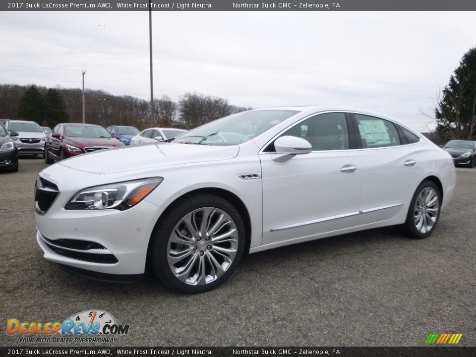 2017 Buick LaCrosse Premium AWD White Frost Tricoat / Light Neutral Photo #1