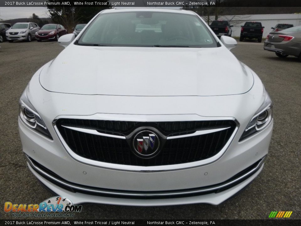 2017 Buick LaCrosse Premium AWD White Frost Tricoat / Light Neutral Photo #2