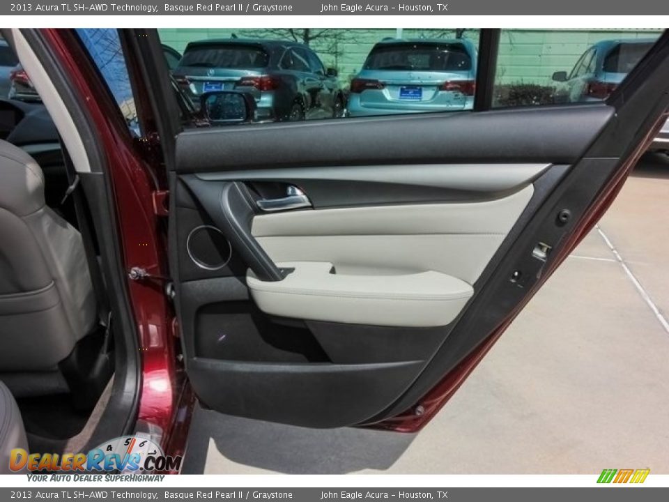 2013 Acura TL SH-AWD Technology Basque Red Pearl II / Graystone Photo #22