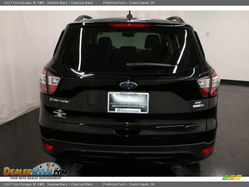 2017 Ford Escape SE 4WD Shadow Black / Charcoal Black Photo #9