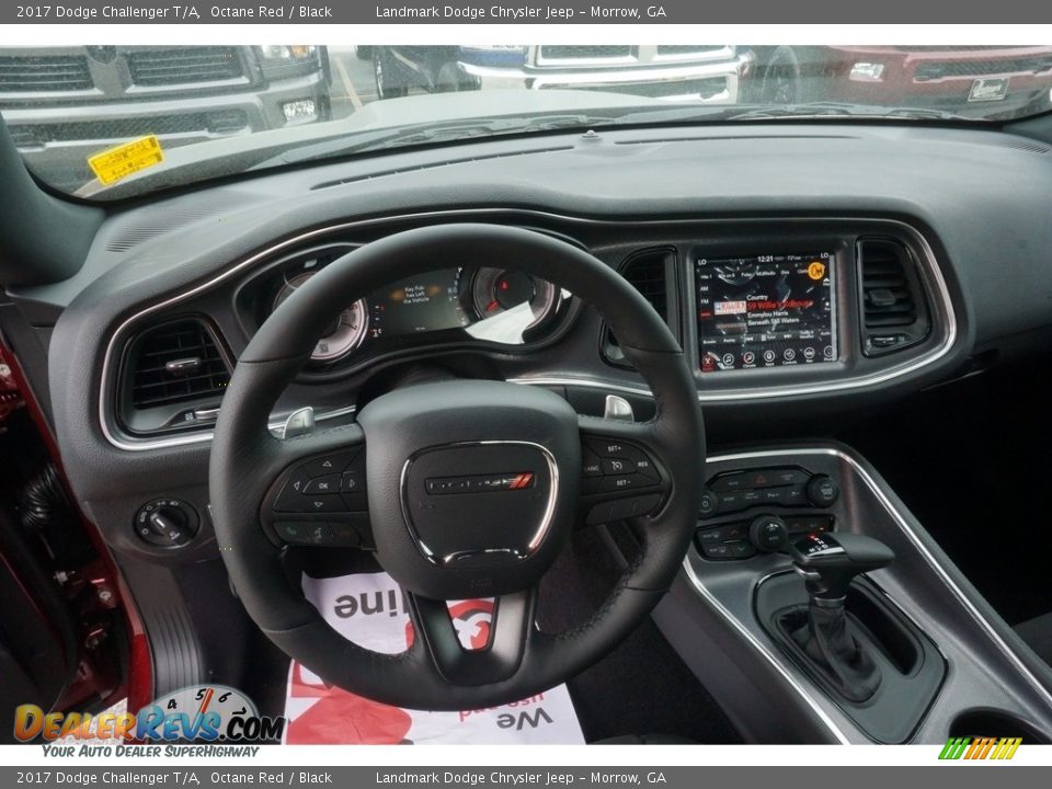 2017 Dodge Challenger T/A Octane Red / Black Photo #8