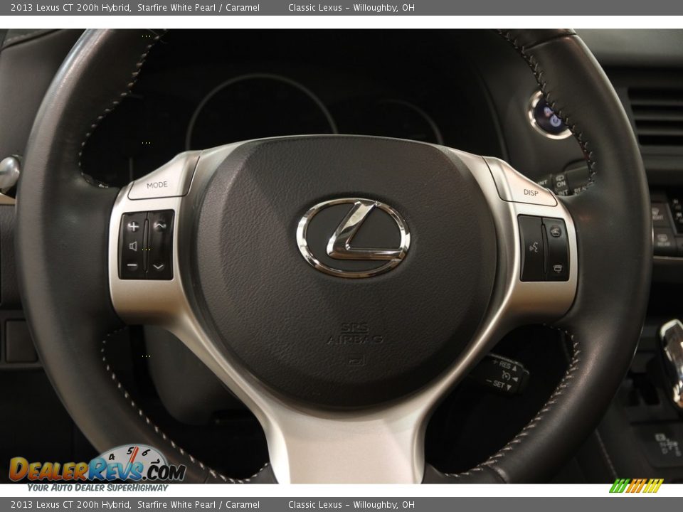 2013 Lexus CT 200h Hybrid Starfire White Pearl / Caramel Photo #6