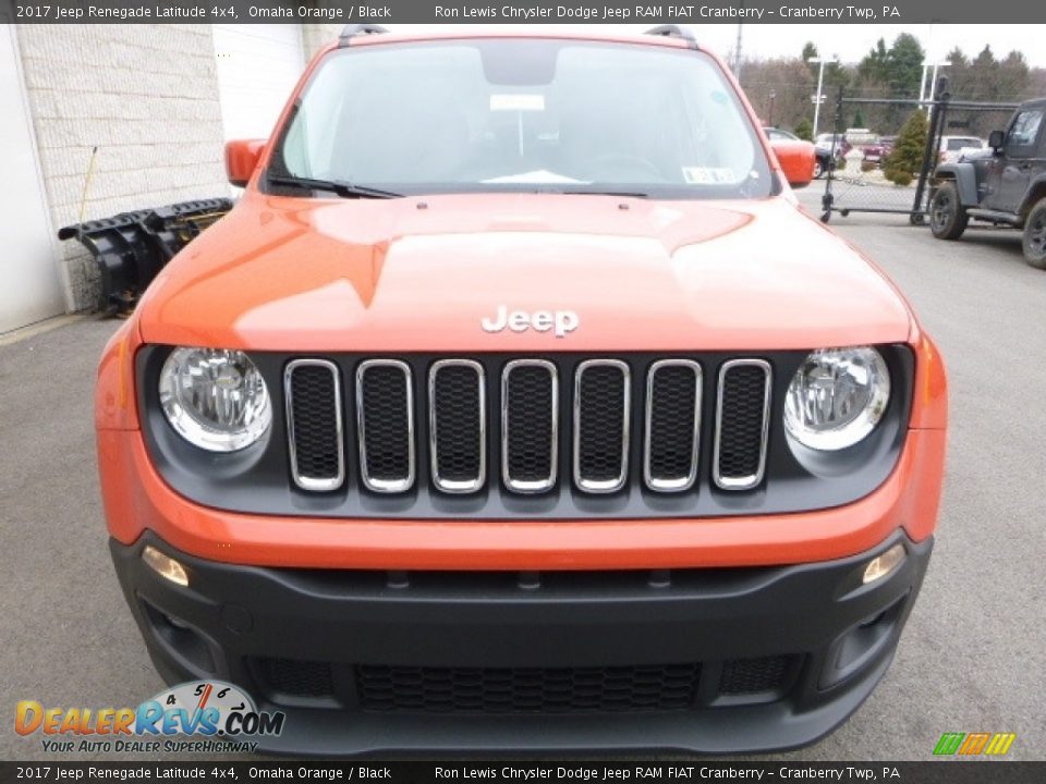 2017 Jeep Renegade Latitude 4x4 Omaha Orange / Black Photo #8