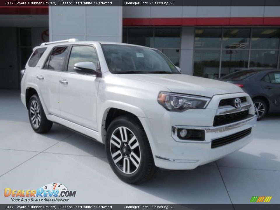 2017 Toyota 4Runner Limited Blizzard Pearl White / Redwood Photo #1