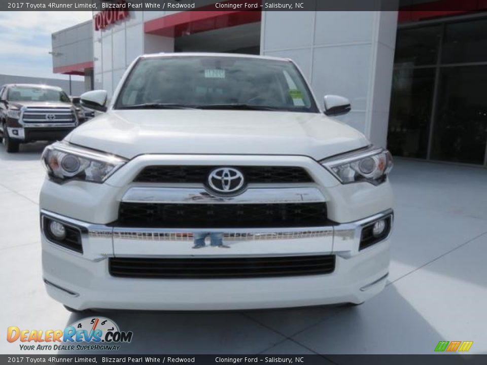 2017 Toyota 4Runner Limited Blizzard Pearl White / Redwood Photo #2