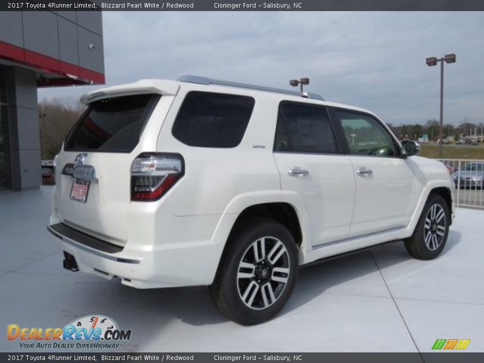 2017 Toyota 4Runner Limited Blizzard Pearl White / Redwood Photo #27