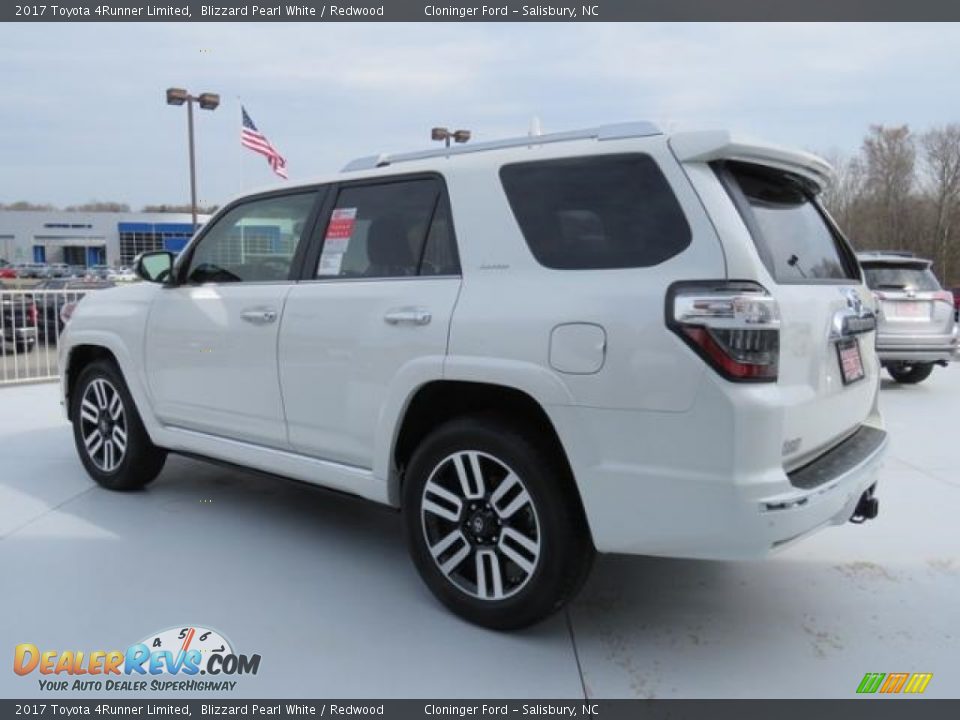 2017 Toyota 4Runner Limited Blizzard Pearl White / Redwood Photo #29