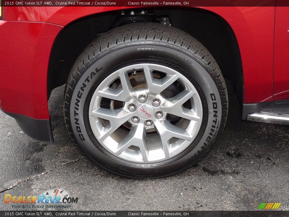 2015 GMC Yukon SLT 4WD Crystal Red Tintcoat / Cocoa/Dune Photo #5