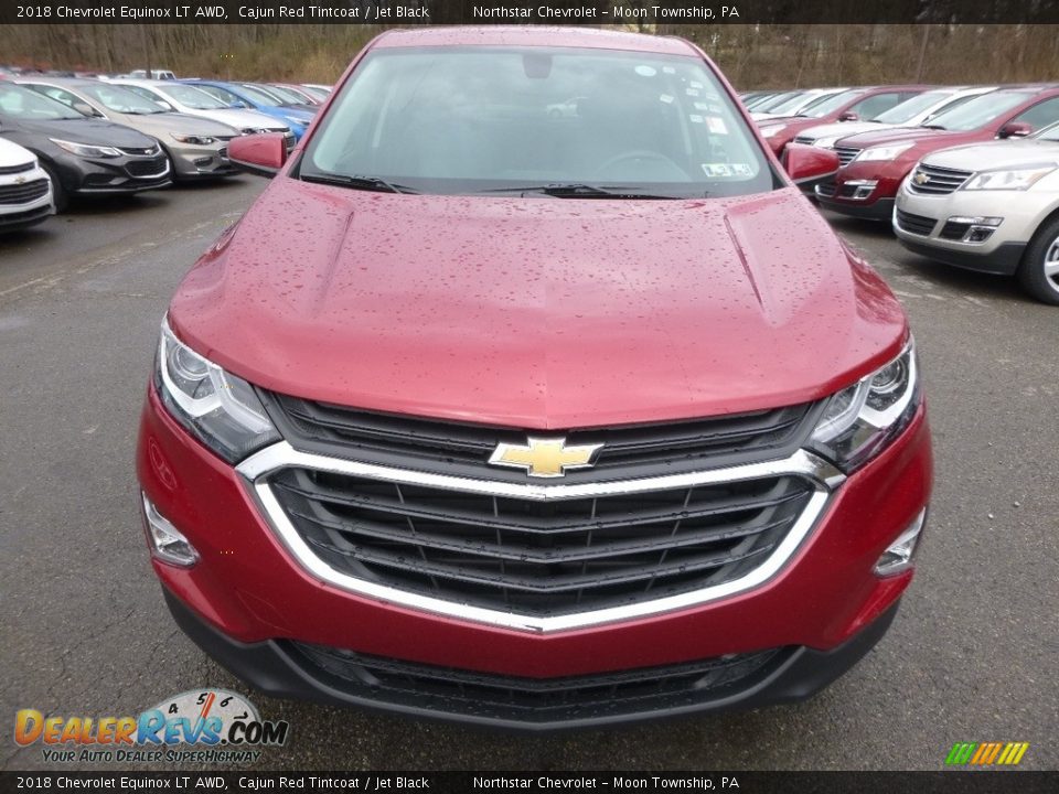 2018 Chevrolet Equinox LT AWD Cajun Red Tintcoat / Jet Black Photo #2