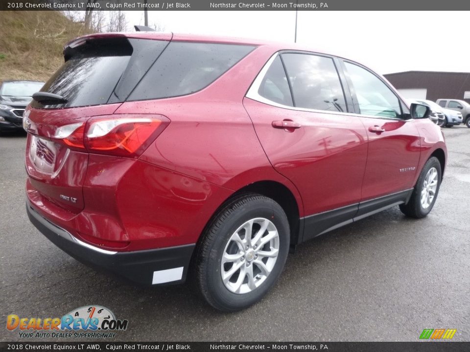 2018 Chevrolet Equinox LT AWD Cajun Red Tintcoat / Jet Black Photo #5