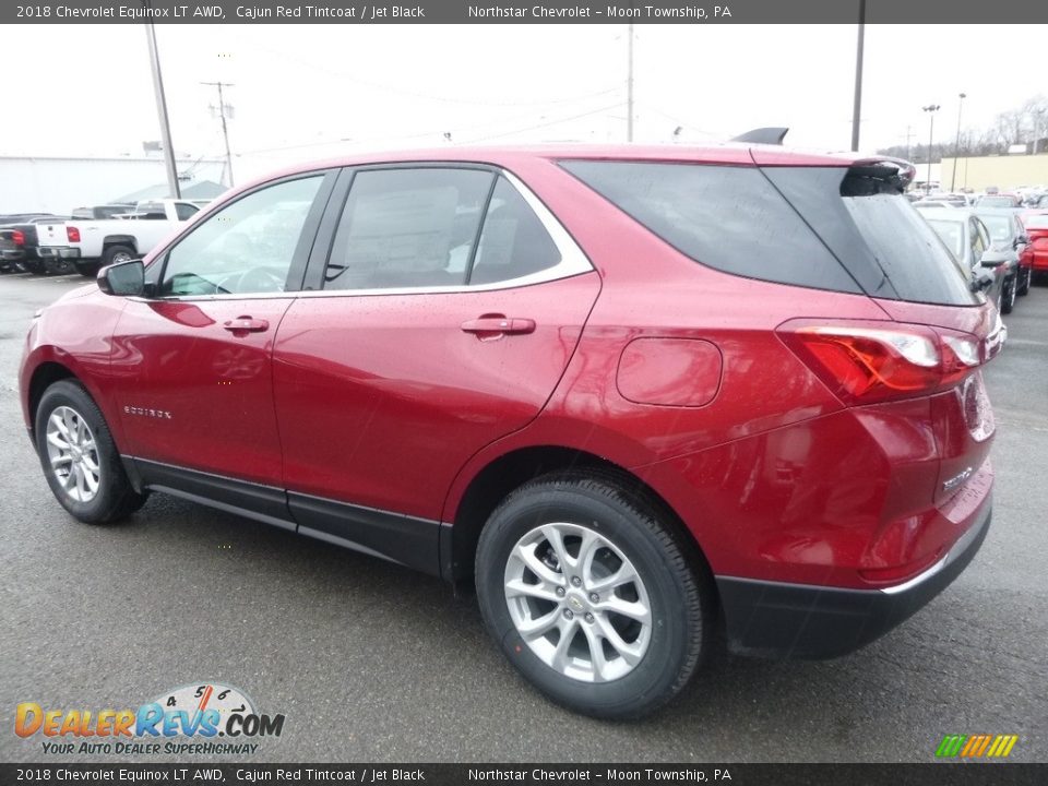2018 Chevrolet Equinox LT AWD Cajun Red Tintcoat / Jet Black Photo #8