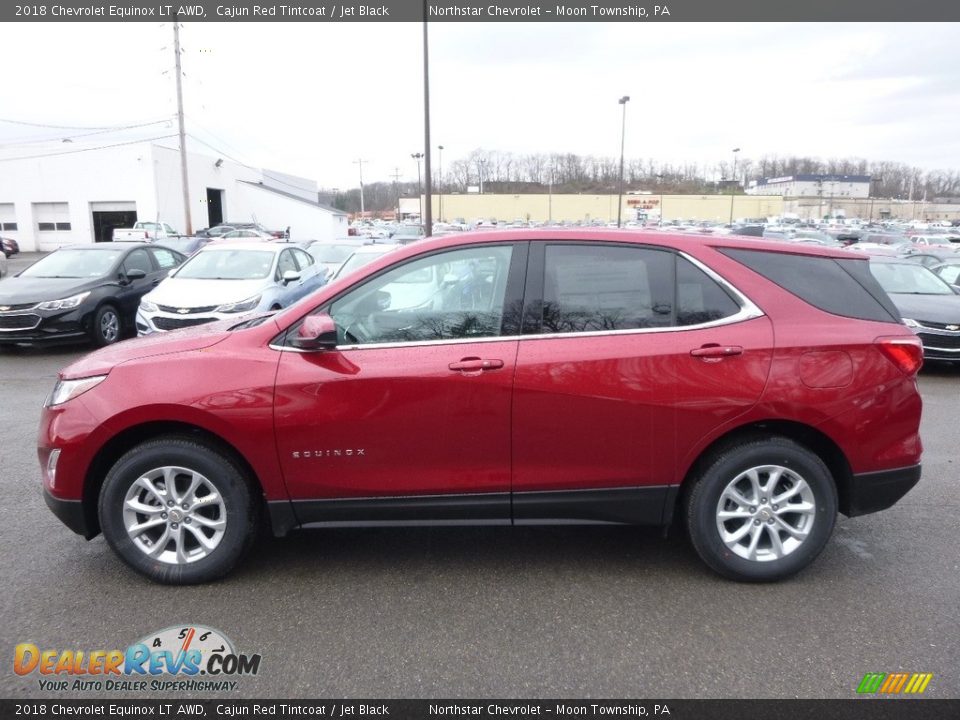 2018 Chevrolet Equinox LT AWD Cajun Red Tintcoat / Jet Black Photo #9