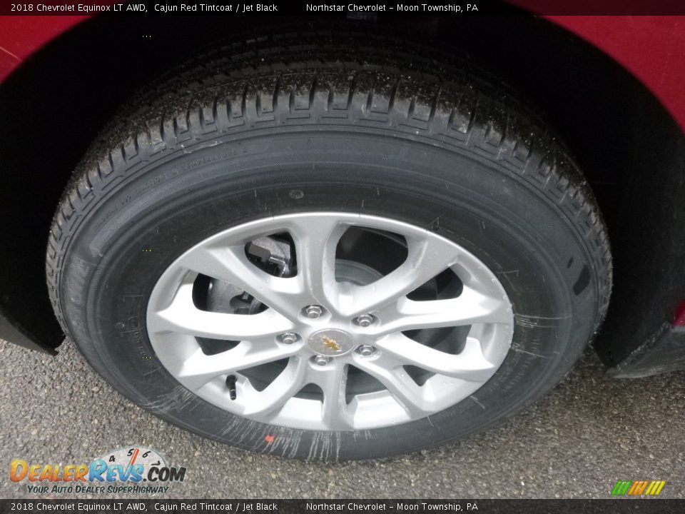 2018 Chevrolet Equinox LT AWD Cajun Red Tintcoat / Jet Black Photo #10