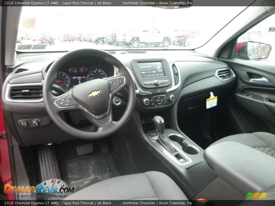Jet Black Interior - 2018 Chevrolet Equinox LT AWD Photo #13