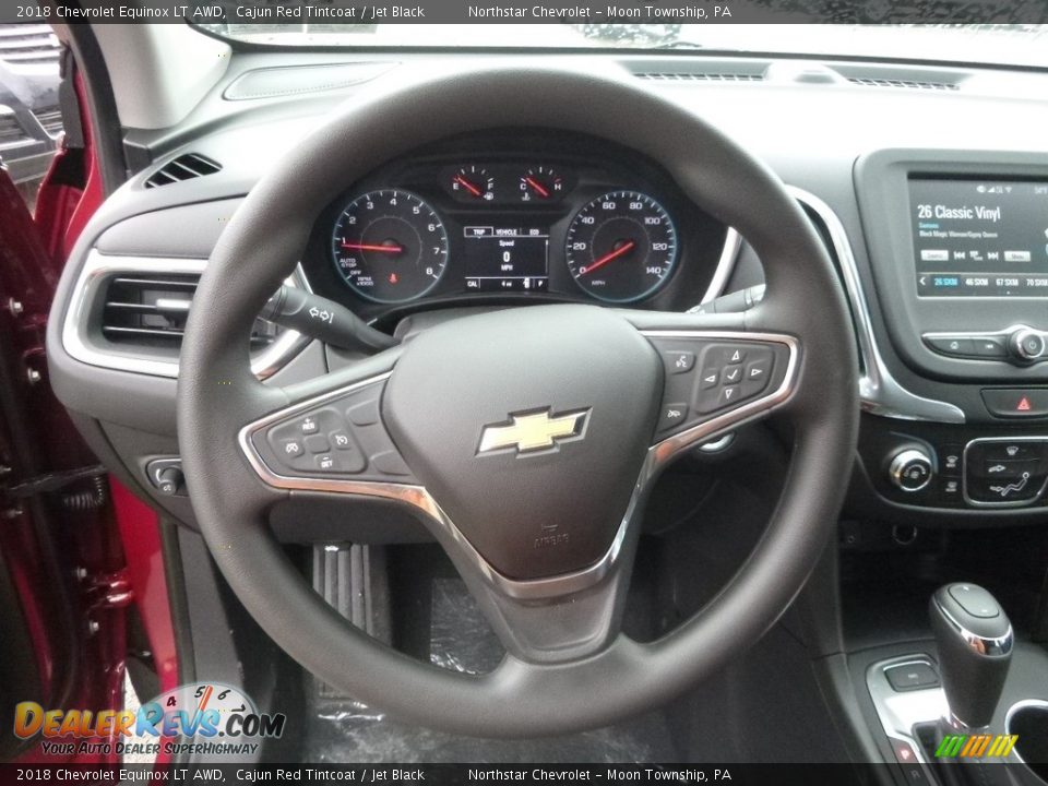 2018 Chevrolet Equinox LT AWD Cajun Red Tintcoat / Jet Black Photo #17
