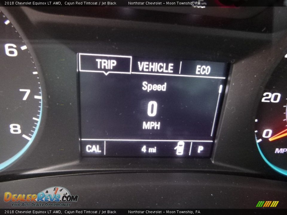 2018 Chevrolet Equinox LT AWD Cajun Red Tintcoat / Jet Black Photo #20