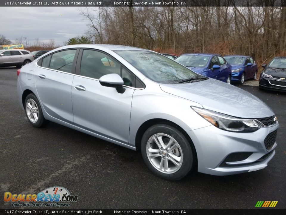 2017 Chevrolet Cruze LT Arctic Blue Metallic / Jet Black Photo #3