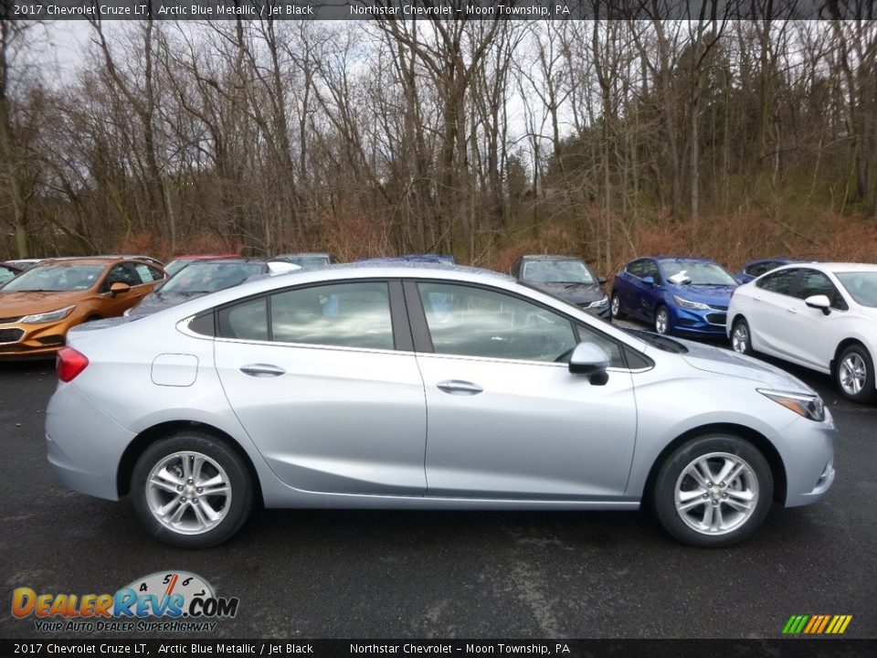 2017 Chevrolet Cruze LT Arctic Blue Metallic / Jet Black Photo #4