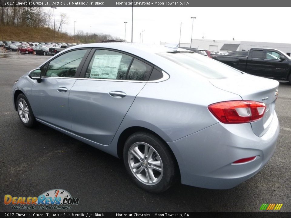 2017 Chevrolet Cruze LT Arctic Blue Metallic / Jet Black Photo #7